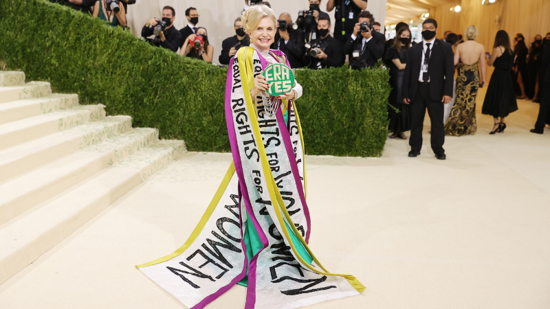 An 'equal rights for women' Met Gala outfit can't hide US politician Carolyn Maloney's biased feminism