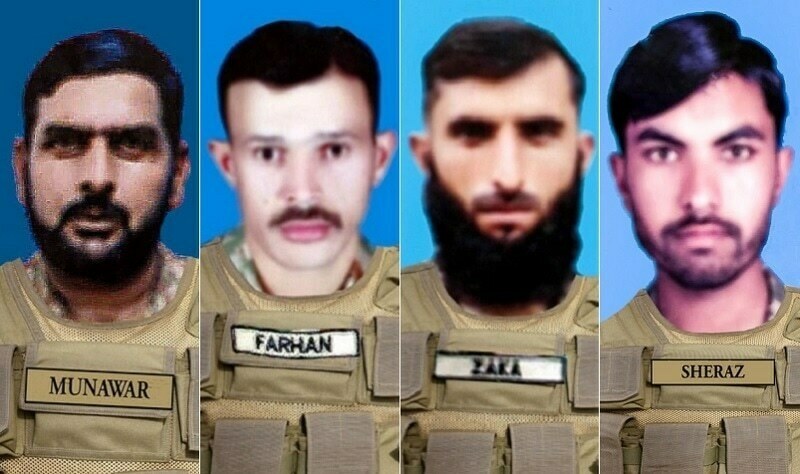 Four soldiers martyred in gun battle with terrorists in North Waziristan: ISPR