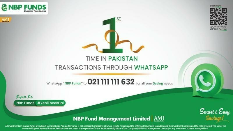 NBP Funds launches Pakistan's first ever WhatsApp transaction service - Sponsored - Vimarsana News