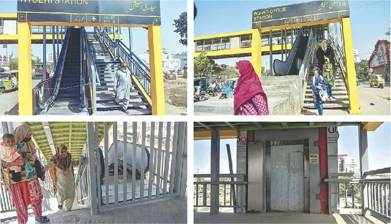 People suffer as most escalators, lifts at Green Line stations non-functional - Newspaper - Vimarsana News