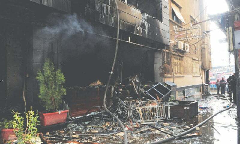 Eleven die as fire rips through Syrian shopping mall - Newspaper - Vimarsana News