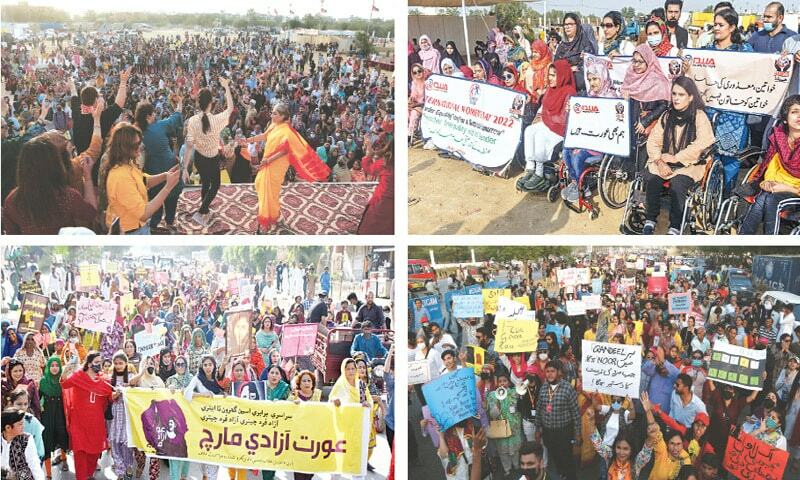 In front of Quaid's mausoleum, women reiterate defiance - Pakistan - Vimarsana News