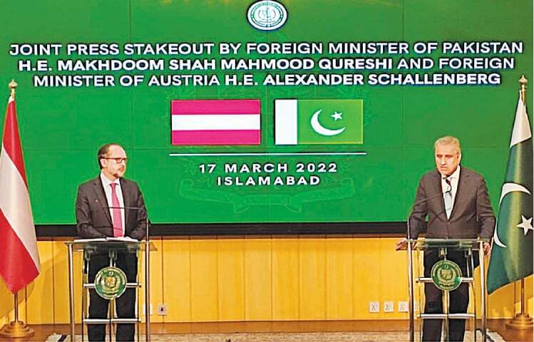 New phase unfolding in economic ties, note Pak, Austrian FMs