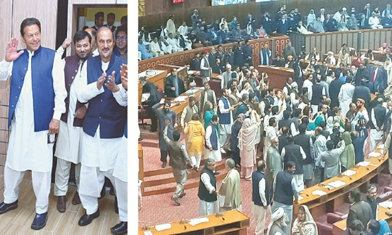 Assembly dissolved, crisis triggered; only beleaguered Imran Khan remains PM - Newspaper - Vimarsana News