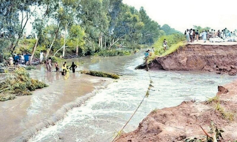 Breach damages home and hearth, wheat crop - Newspaper - Vimarsana News