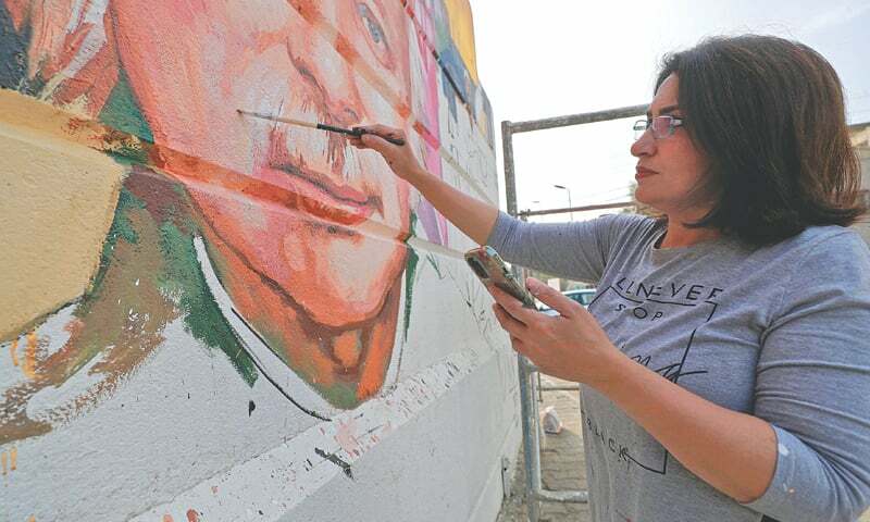 Murals bring 'joy' to Baghdad concrete jungle - Newspaper - Vimarsana News