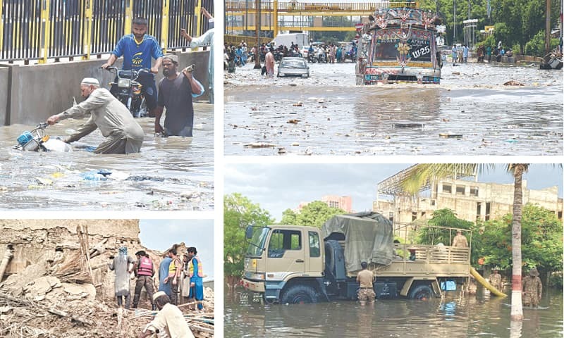 Torrential rains claim 27 lives over Eid; more thundershowers forecast - Newspaper - Vimarsana News