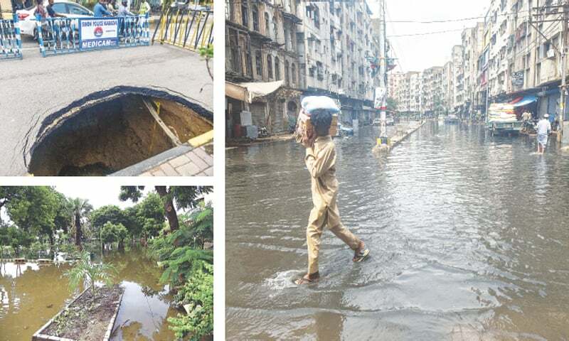 Five more die as rain continues to lash Karachi for third day - Newspaper - Vimarsana News