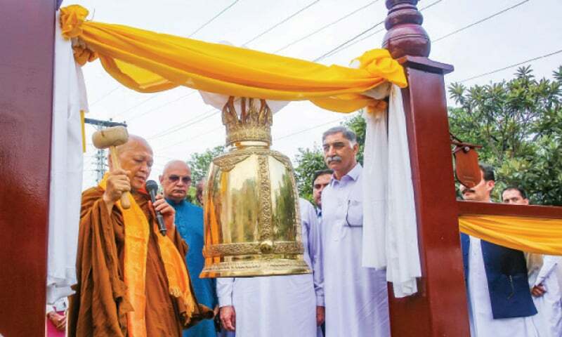 Thai monk rings 'bell of peace' in Swat - Newspaper - Vimarsana News