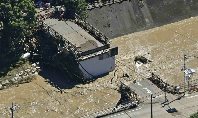Two killed as typhoon lashes central Japan - Newspaper - Vimarsana News