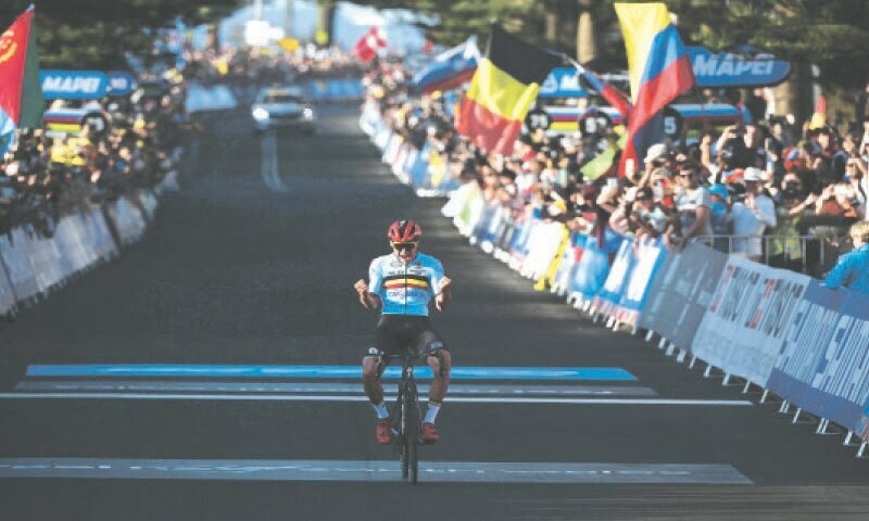 Evenepoel rides solo breakaway to world road race title - Newspaper - Vimarsana News