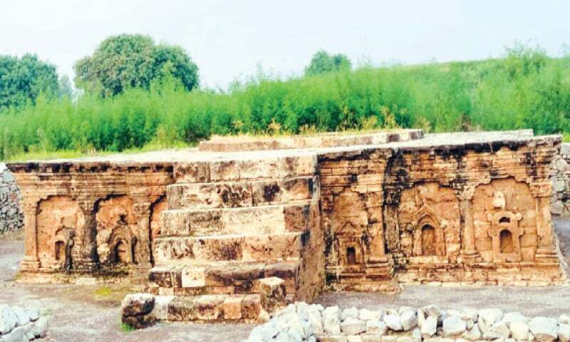 Ancient stupas on the brink of erosion after destructive rains in Taxila - Newspaper - Vimarsana News