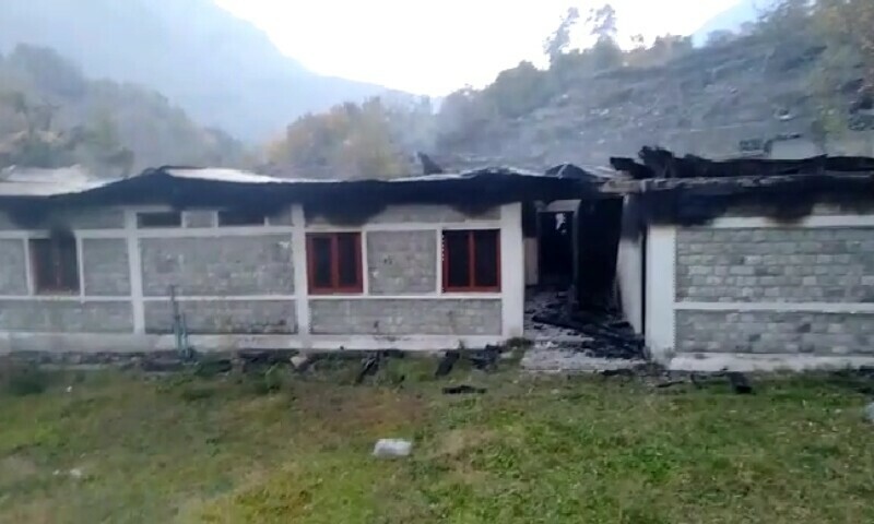 Girls school in Diamer set on fire by unknown miscreants - Pakistan - Vimarsana News