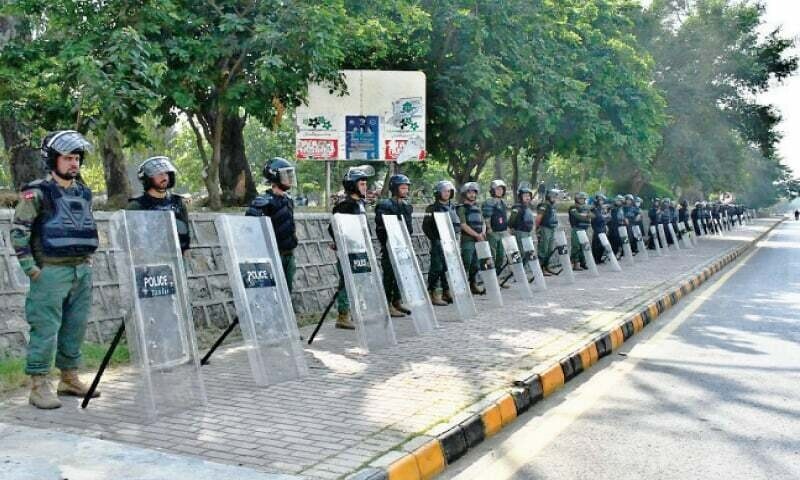 Islamabad police seek ‘armed units’ to protect anti-riot personnel ...