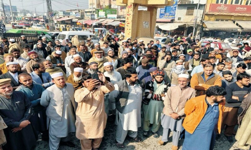 Charsadda traders hold rally against excessive power outages - Newspaper - Vimarsana News