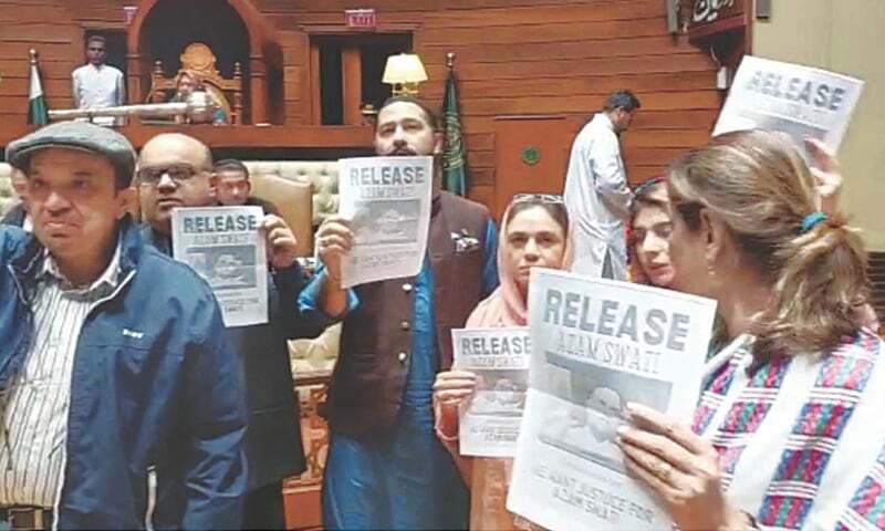 Rumpus in Sindh Assembly as PTI denied permission to raise Swati's arrest - Pakistan - Vimarsana News