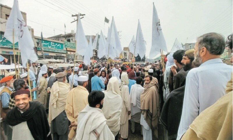 Political parties hold 'peace rally' in Lakki Marwat - Newspaper - Vimarsana News