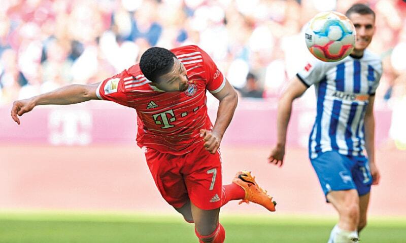 Bayern sink Hertha to reclaim top spot - Newspaper - Vimarsana News