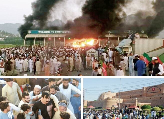 Anti-government protests sweep Khyber Pakhtunkhwa after Imran's arrest - Pakistan - Vimarsana News