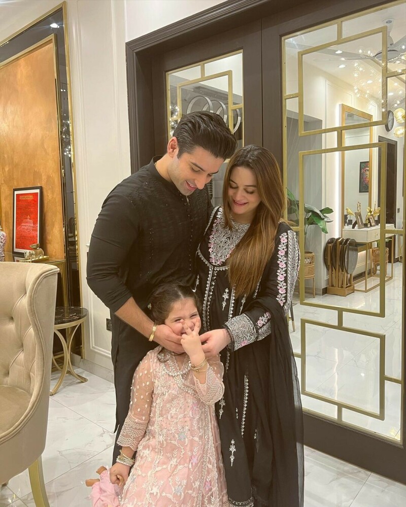 Aiman Khan and Muneeb Butt welcome a new addition to their family &mdash; a baby girl