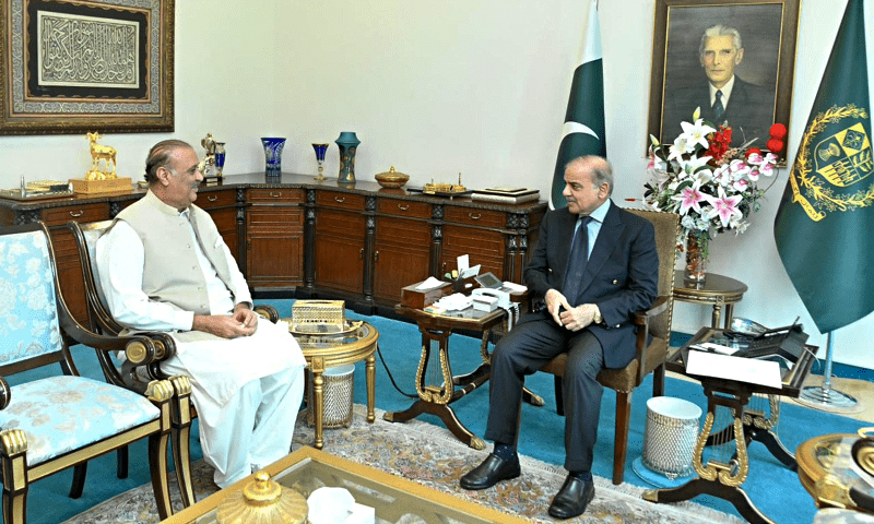 Shahbaz Rajar Shehbaz, Raja Riaz hold first meeting for deliberations on caretaker ...