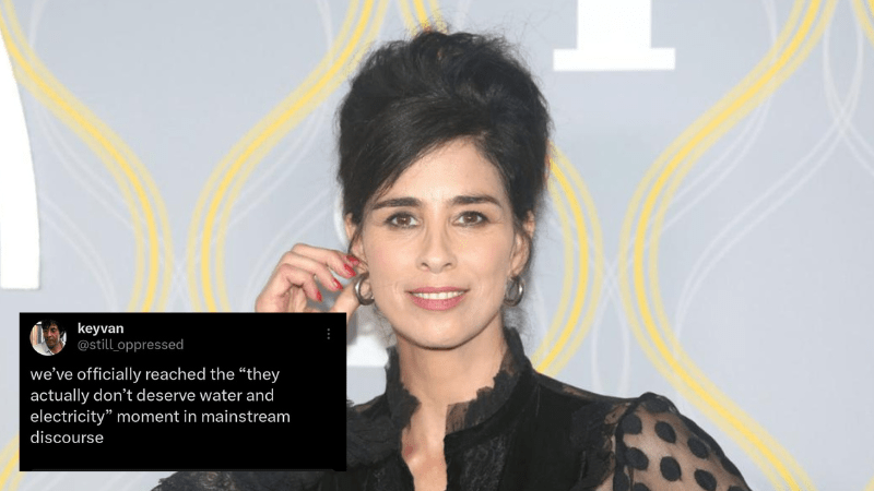 The internet schools American actor Sarah Silverman on the plight of Palestinians