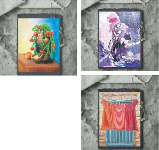 Some of the artworks displayed at the exhibition.—Photos by the writer