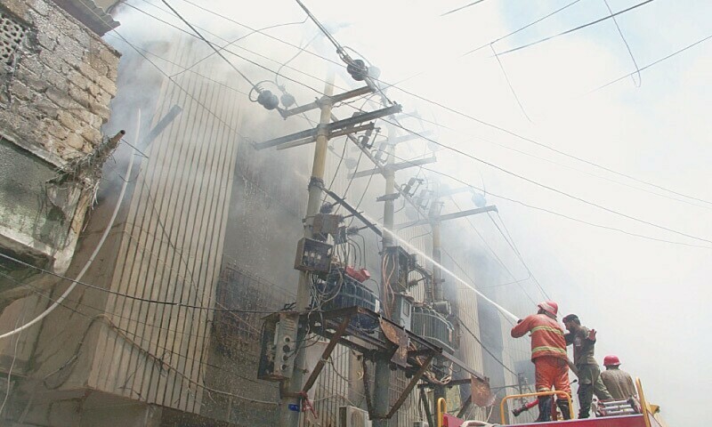 90pc buildings in Karachi have no firefighting system, moot told