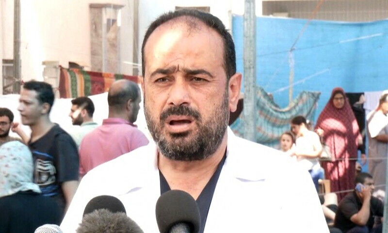 An image grab from a file handout video released by the Hamas Media Office, shows doctor Mohammad Abu Salmiya, director of Al-Shifa hospital in Gaza City. — AFP