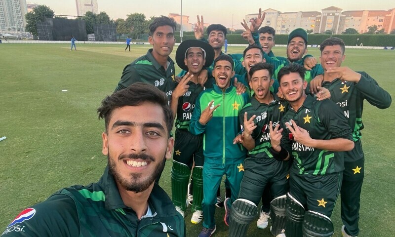 Azan Awais ton leads Pakistan to 8-wicket win over India in U-19 Asia Cup