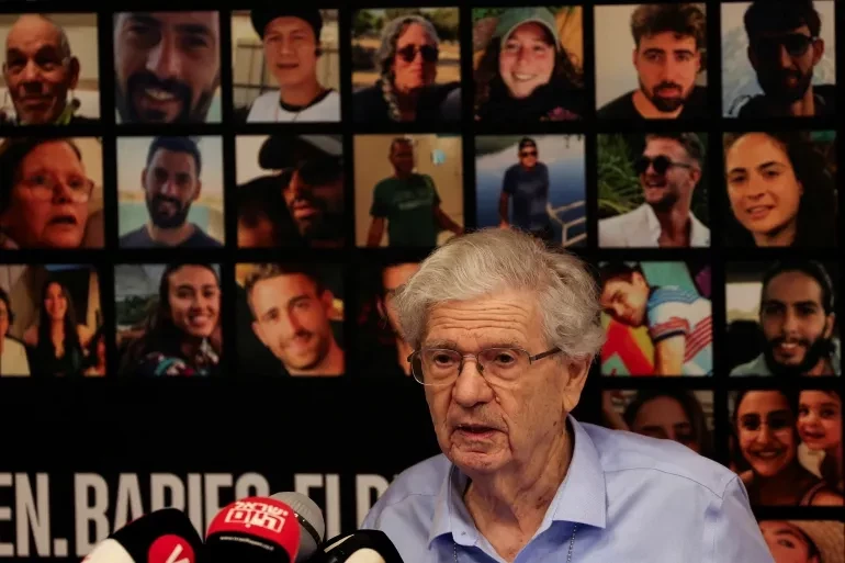 Aharon Barak. &mdash; Reuters