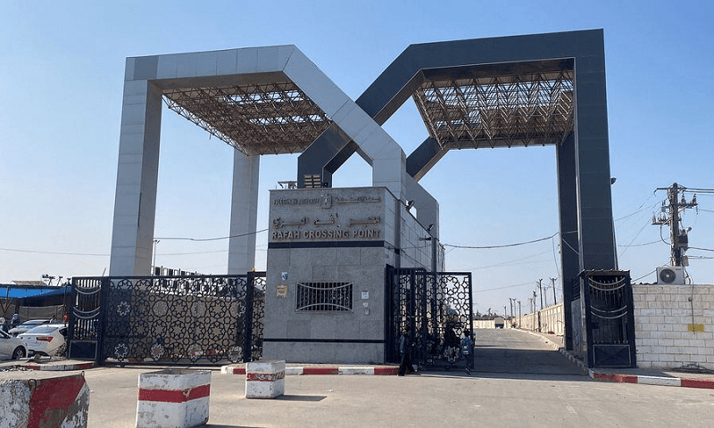 A general view of the Rafah border crossing point with Egypt. &mdash; Reuters/File