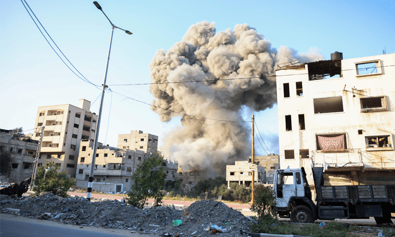 اسرائیلی فوج کی درندگی جاری، کھیلتے بچوں پر بمباری، مزید 18 فلسطینی شہید