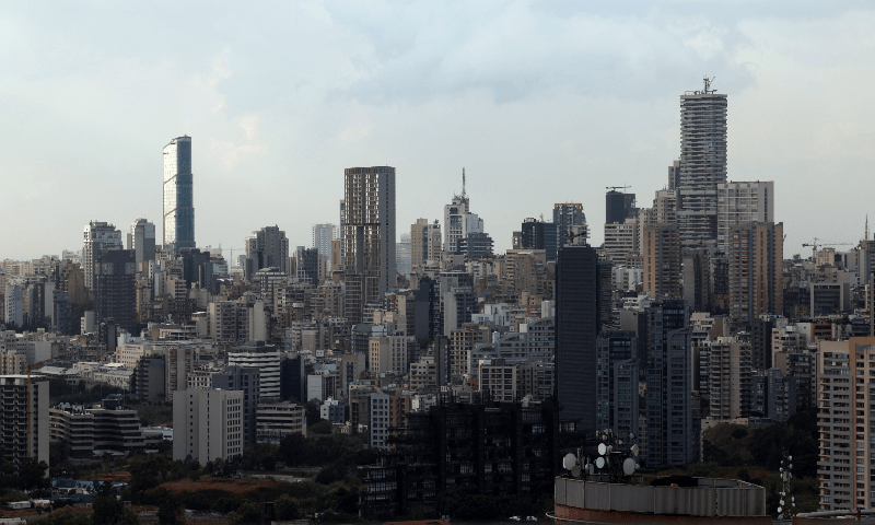  A view of the city of Beirut, as seen from Sin El Fil, Lebanon on Sept 22, 2024. &mdash; Reuters 