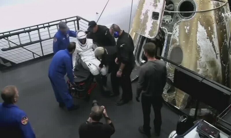 Nasa Astronaut Hospitalised On Return From ISS After Eight Months Nasa Astronaut Hospitalised On Return From ISS After Eight Months