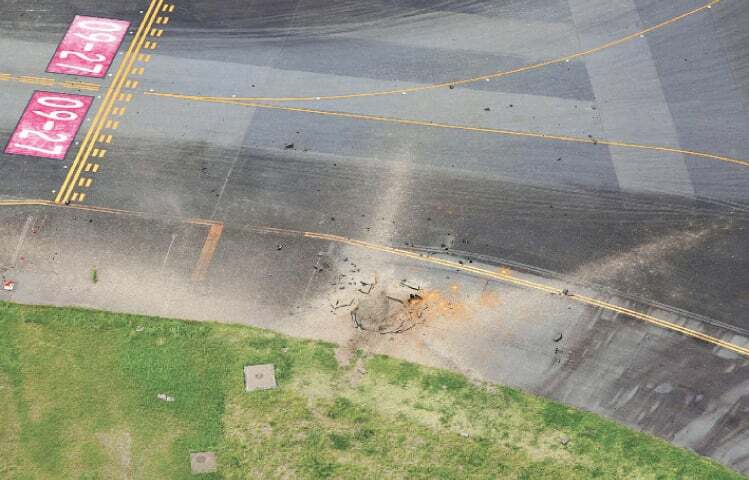Unexploded US bomb causes minor blast at airport in Japan - Newspaper ...