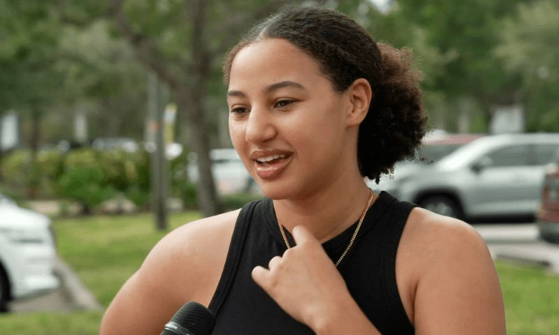 Davianna Porter speaks to <em>CNN</em> on Tuesday. — CNN