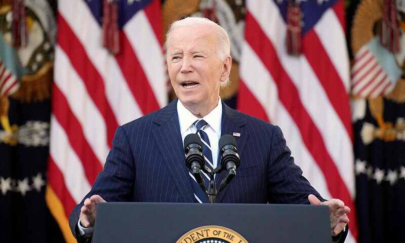 US President Joe Biden delivers remarks on the results of the 2024 election in the Rose Garden on November 07 in Washington, DC. &mdash; AFP