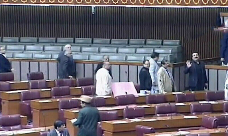 Govt ally PPP walks out from NA over continued missing presence of ministers