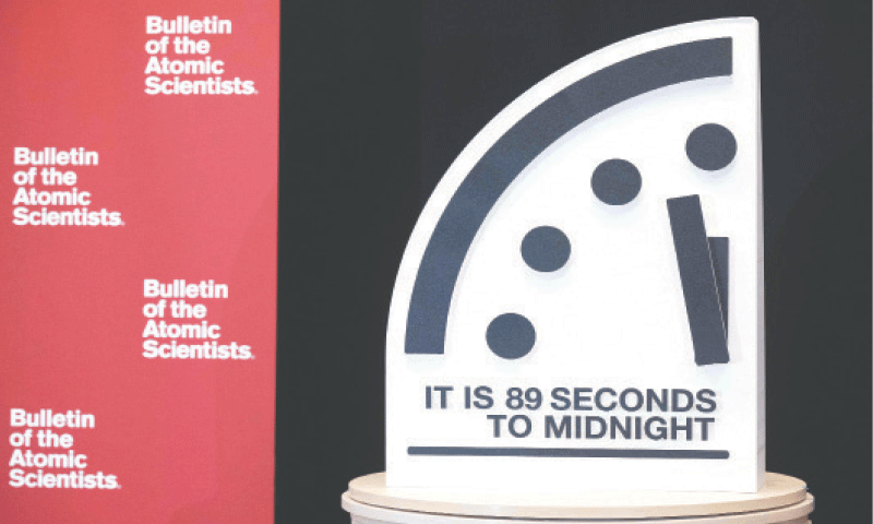Atomic scientists adjust ‘Doomsday Clock’ closer than ever to midnight