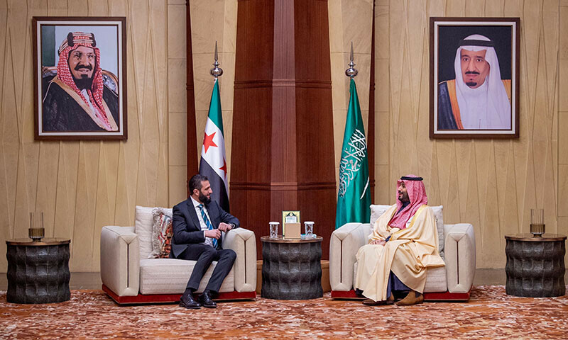 Syrian interim President Sharaa meets Saudi Crown Prince in Riyadh ...