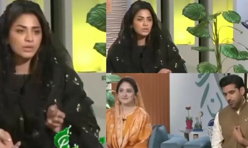 تاخیر سے آنے پر حرا سومرو ٹی وی میزبان پر برہم