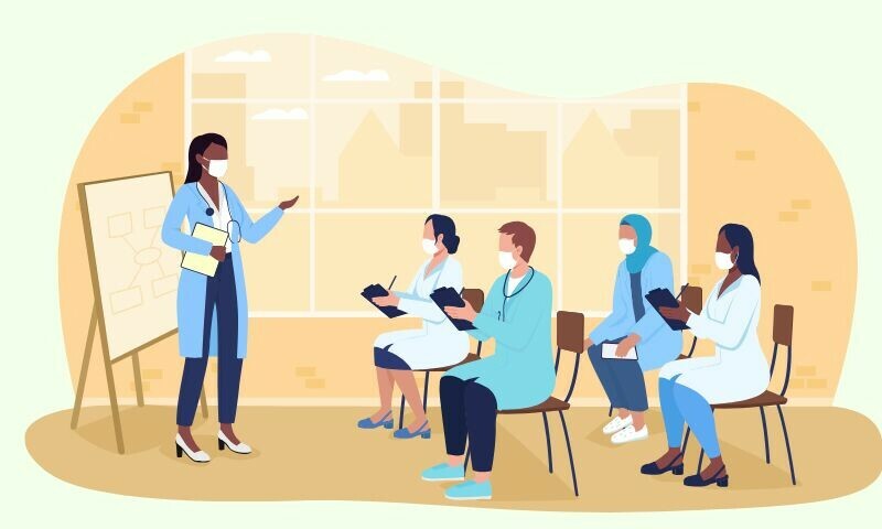 کوویڈ 19 میں ڈاکٹرز کو خصوصی تربیت دی گئی