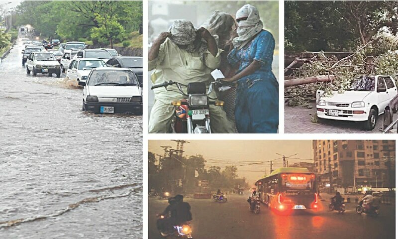 Hailstorm, rains ravage Punjab, KP, Islamabad