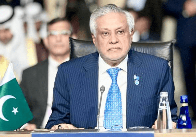  Deputy PM Ishaq Dar attends the OIC foreign ministers&rsquo; meeting in Istanbul. &mdash; screengrab via X/MIshaqDar50 