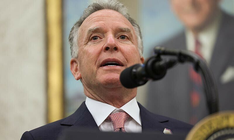 US Special Envoy Steve Witkoff  speaks during a swearing-in ceremony for Jeanine Pirro as interim US Attorney for the District of Columbia, hosted by US President Donald Trump at the White House in Washington, DC, US on May 28, 2025. &mdash; Reuters