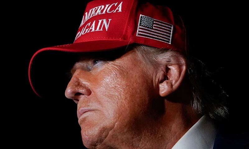 US President Donald Trump looks on upon arrival at Joint Base Andrews following a visit to Iowa, at Joint Base Andrews, Maryland, US on July 4, 2025. — Reuters