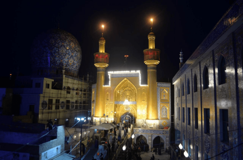  The façade of Qadam Gah Maula Ali in Hyderabad. 