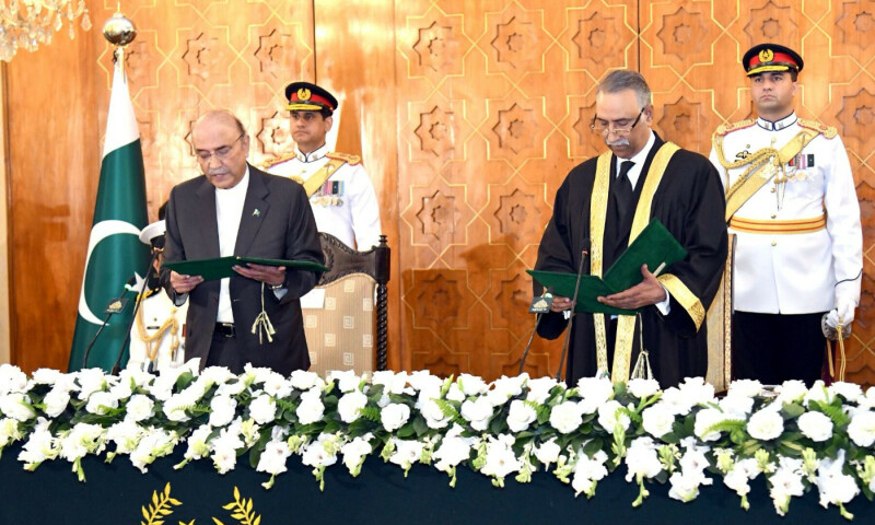 Justice Dogar, 3 others take oath as regular high court CJs