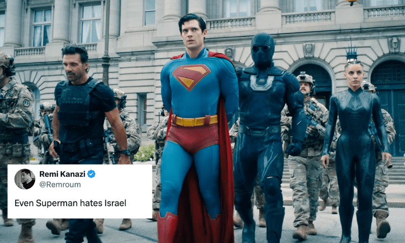 ‘Even Superman hates Israel’: Social media can’t believe the new Superman movie is ‘anti-Israel’